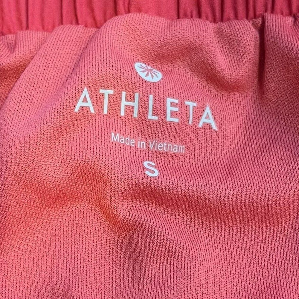 Athleta Tia Paisley‎ Lined Drawstring Running Shorts Size Small Women’s - Picture 3 of 4